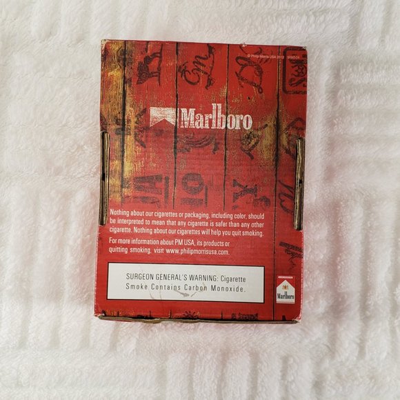 Collectible Engraved Marlboro Pint Steel Cup Tobacco Advertising Promo With Box - Picture 11 of 14